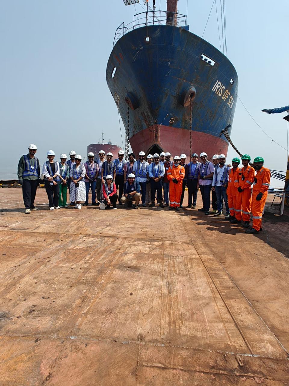 Visit to Alang Shipyard 