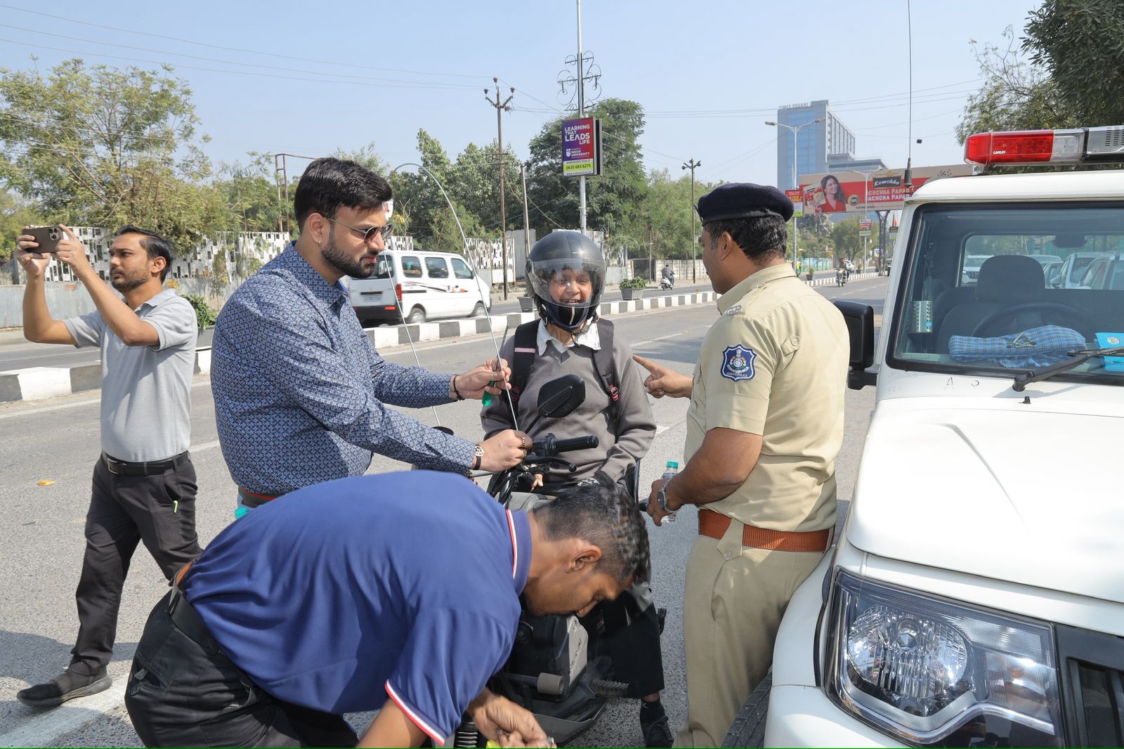 Working together for a safer Uttarayan 